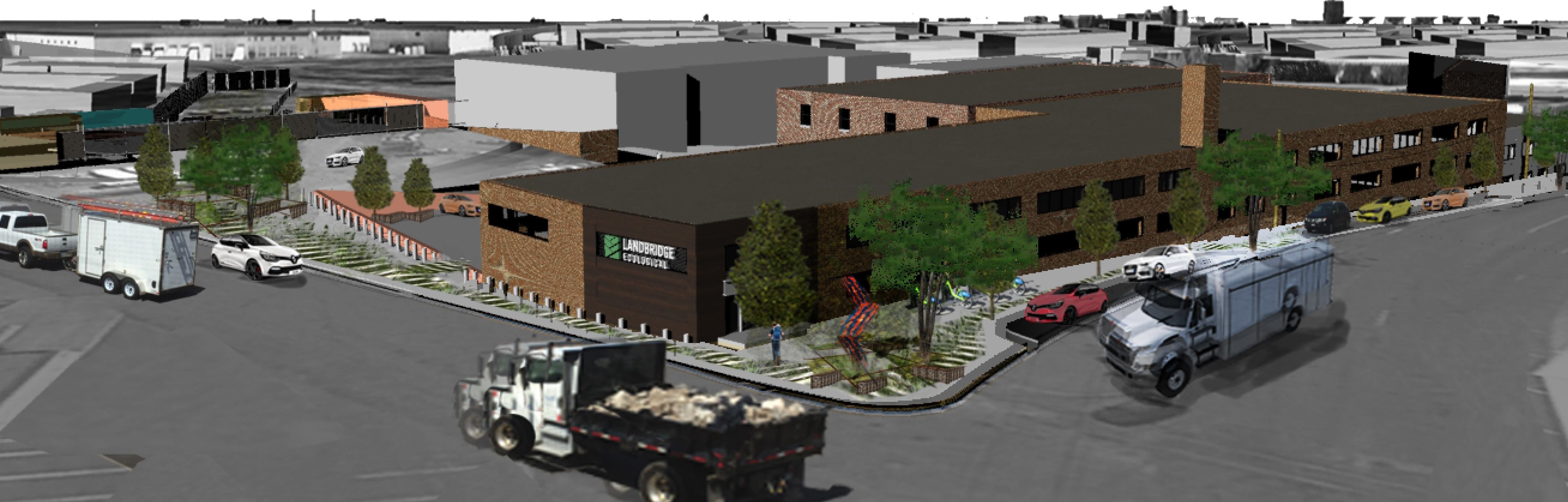 Future exterior of 2161 University Ave W